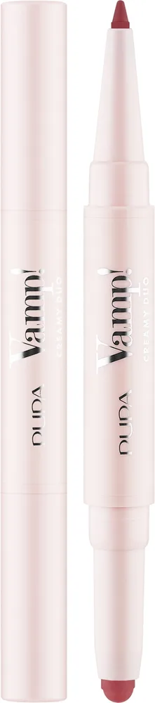 Помада-карандаш для губ Pupa Vamp! Creamy Duo 2 в 1, оттенок 019 - Vibrant Rose