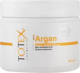 Totex Cosmetic Totex Cosmetic Hair Care Mask With Argan - Маска для волос Totex с аргановым маслом, питание и объём, масло ши, диметиконол, 500 мл — фото 1