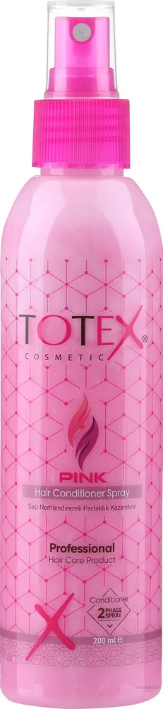 Двухфазный спрей-кондиционер для волос Totex Cosmetic Pink, 400 мл
