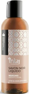 Мыло жидкое Intaj Cosmetics Black Soap Muschio с ароматом мускуса, 250 мл
