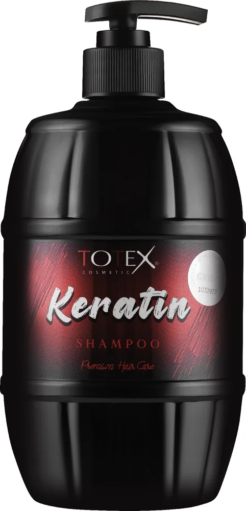Шампунь Totex Cosmetic с кератином для повреждённых волос, 750 мл, ОАЭ
