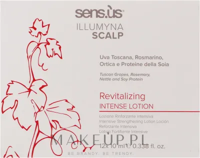 Лосьон для волос Sensus Illumyna Scalp Revitalizing Intense интенсивный в ампулах 12 x 10 мл