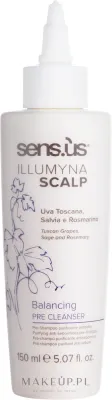 Пре-шампунь Sensus Illumyna Scalp Balancing Pre Cleanser против жирности кожи головы, 150 мл