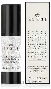 Сыворотка для лица Avant Sublime Peony & White Caviar рассветляющая с экстрактом икры и пионом 30 мл