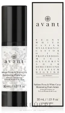 Сыворотка для лица Avant Sublime Peony & White Caviar рассветляющая с экстрактом икры и пионом 30 мл