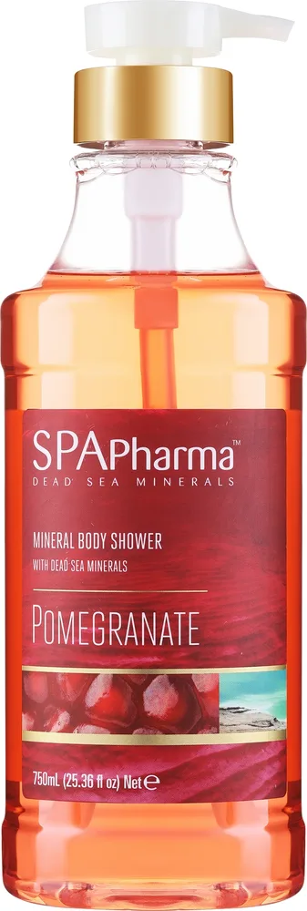 Минеральный гель для душа Spa Pharma Pomegranate с гранатом, 750 мл