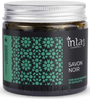 Мыло чёрное Intaj Cosmetics Savon Noir с эфирным маслом эвкалипта, 200 г