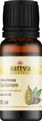 Эфирное масло Sattva Ayurveda Кардамон 10 мл натуральное пряное для кожи и волос