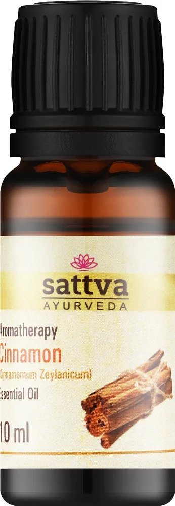 Эфирное масло Sattva Ayurveda Корица 10 мл натуральное согревающее пряное