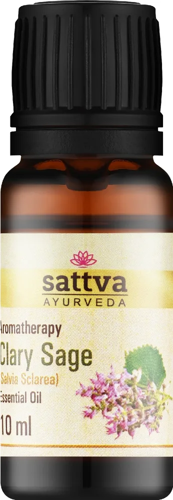 Эфирное масло Sattva Ayurveda Шалфей мускатный 10 мл натуральное для тела и релакса