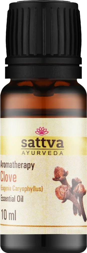 Эфирное масло Sattva Ayurveda Гвоздика 10 мл натуральное пряное аюрведическое