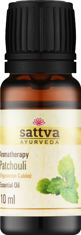 Эфирное масло Sattva Ayurveda Пачули 10 мл натуральное землистое для медитации