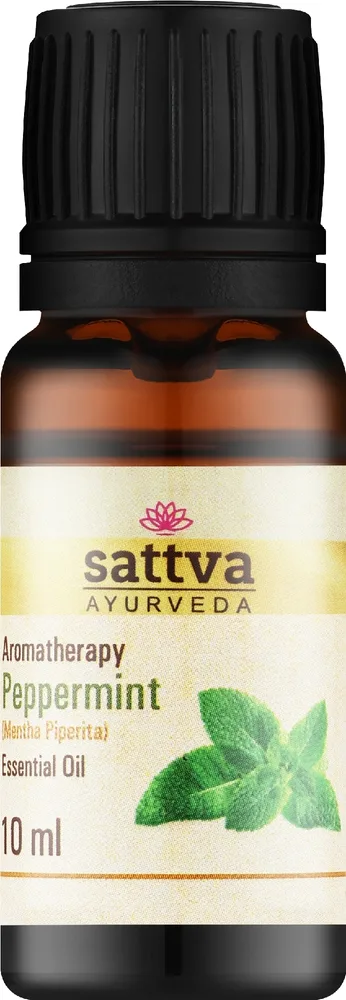 Эфирное масло Sattva Ayurveda Мята перечная 10 мл натуральное для кожи и волос
