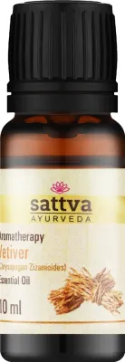 Эфирное масло Sattva Ayurveda Ветивер 10 мл натуральное для восстановления баланса