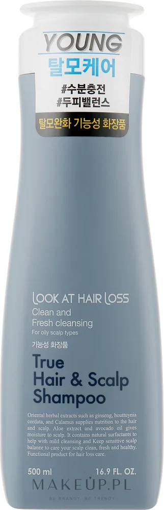 Шампунь Doori Cosmetics Look At Hair Loss против выпадения волос с кератином и женьшенем, 500 мл