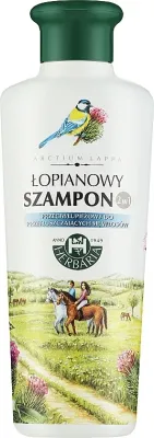 Шампунь 2в1 Herbaria Banfi с корнем лопуха для жирных волос и перхоти, 250 мл