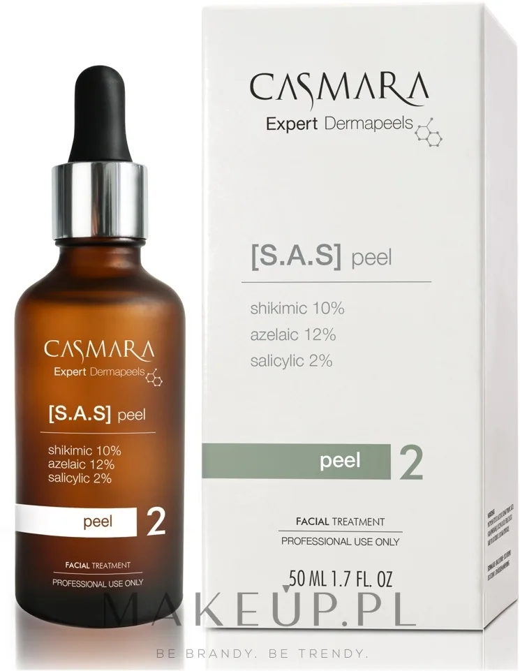 Casmara S.A.S. PEEL обновляющий пилинг для лица с азелаиновой салициловой и шикимовой кислотами 50 мл