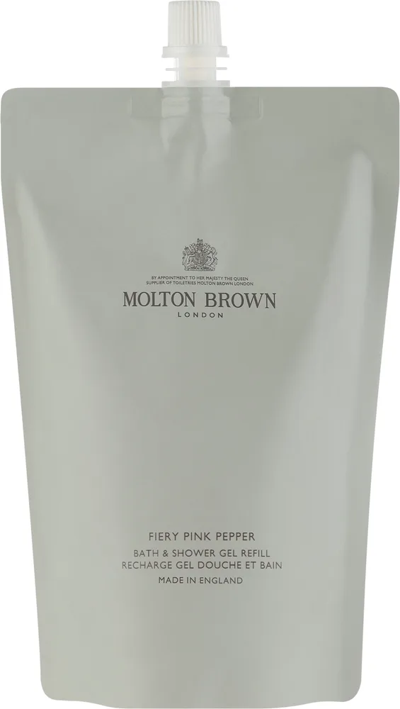 Гель для душа и ванны Molton Brown Fiery Pink Pepper сменный блок, 400 мл