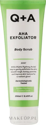 Q+A Q+A AHA Exfoliator Body Scrub - Скраб для тела с AHA-кислотами гликолевой и молочной 250 мл