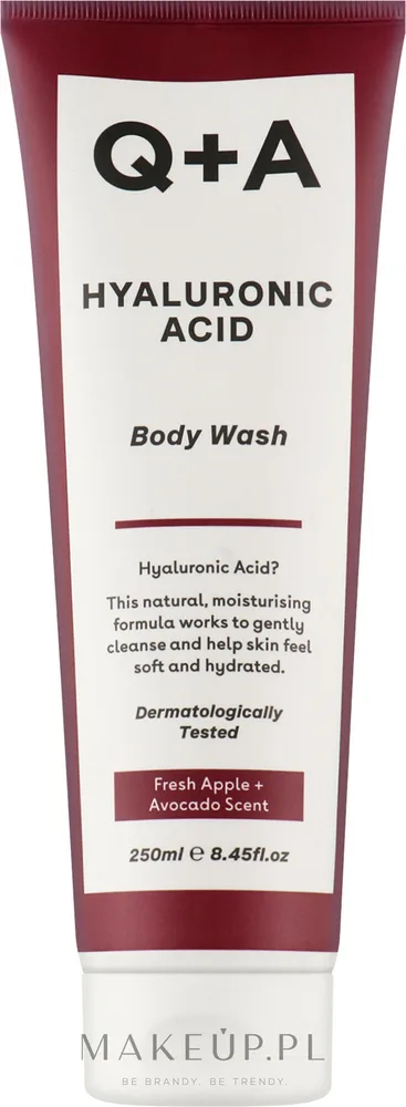Гель для мытья тела Q+A Hyaluronic Acid с гиалуроновой кислотой, 250 мл