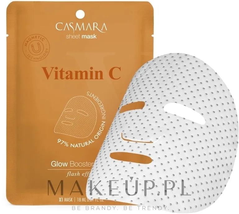 Маска-бустер для лица Блеск, с витамином C Casmara Vitamin C Glow Booster Mask