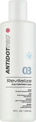 Маска для волос Antidot Pro для кожи головы и повреждённых волос, масло ши, бабассу, аргановое масло, кокос, 240 мл