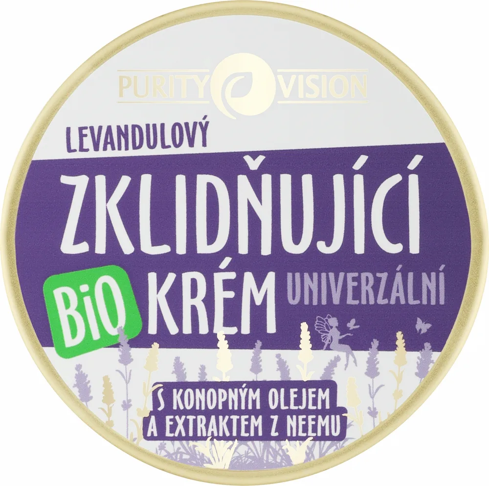 Крем для тела Purity Vision Bio с лавандой успокаивающий 100 мл