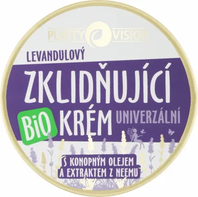 Крем для тела Purity Vision Bio с лавандой успокаивающий 100 мл