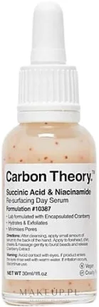 Сыворотка для лица Carbon Theory с янтарной кислотой ниацинамидом и экстрактом клюквы 30 мл