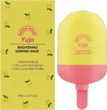Осветляющая ночная маска для лица с экстрактом юдзу Patch Holic Juja Brightening Sleeping Mask — фото 2