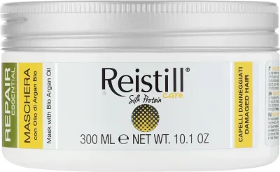 Маска для волос Reistill Repair Essential интенсивное восстановление, масло ши, аргановое масло, зелёный чай, шёлк, 300 мл