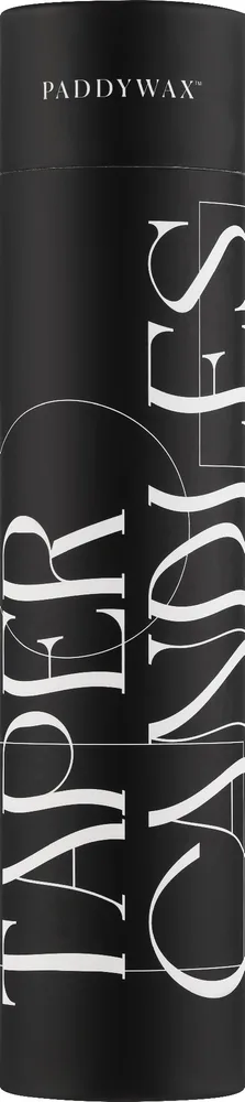 Набор декоративных свечей Paddywax Taper Candle Set Black & White 4 шт