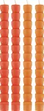 Набор декоративных свечей Paddywax Taper Candle Set Red & Terracotta 4 шт — фото 2