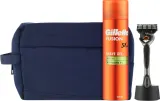 Набор для бритья Gillette Proglide гель с миндальным маслом станок и подставка 200 мл — фото 2