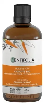 Органическое мацерированное масло моркови Centifolia для лица и тела