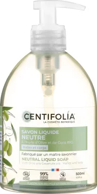 Мыло жидкое Centifolia нейтральное органическое с оливой и кокосом, 500 мл