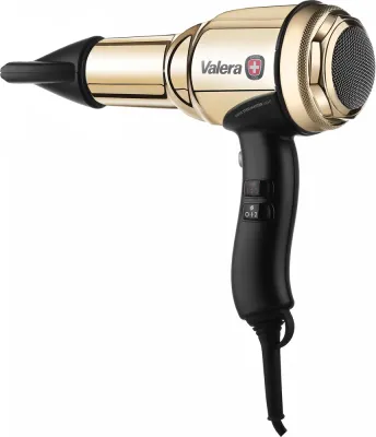 Фен Valera Swiss Steel-Master Light Gold ионизация 3 режима нагрева концентратор и диффузор
