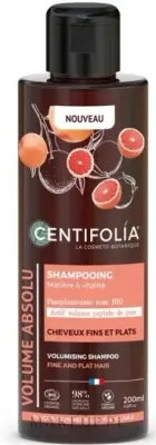 Органический шампунь Centifolia Розовый грейпфрут для объёма волос с пептидами гороха