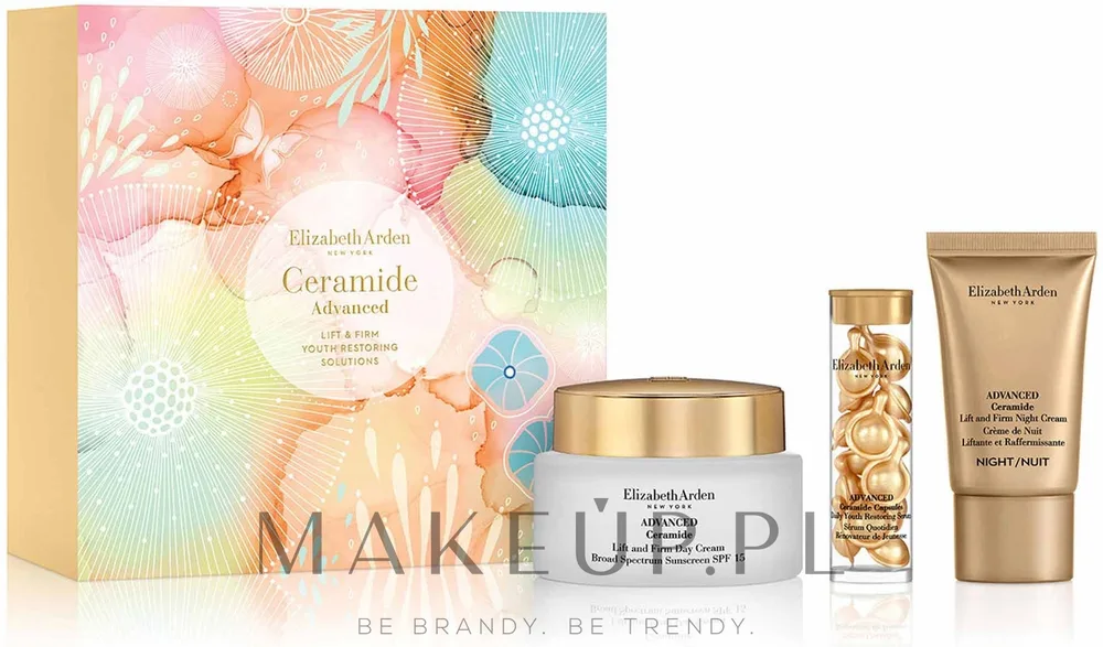 Набор Elizabeth Arden Ceramide Advanced дневной крем SPF 15 50 мл ночной крем 15 мл и капсулы 14 шт