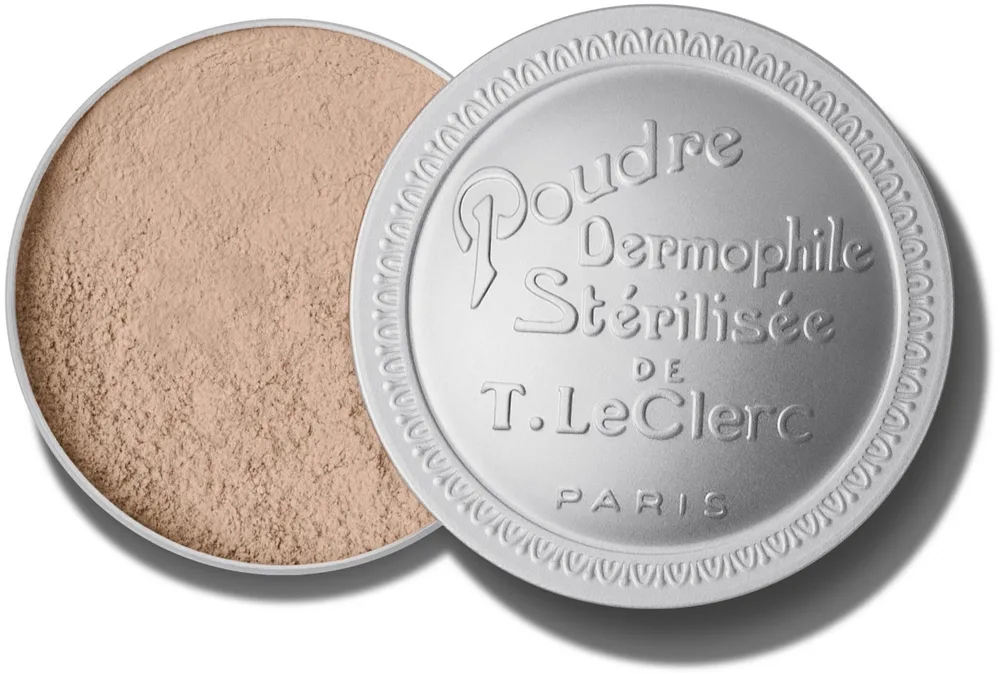 Рассыпчатая рисовая пудра T. LeClerc Le Poudre Libre Dermophile матирующая, 20 г, оттенок 10 - Naturel