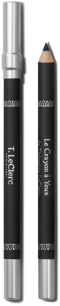Карандаш для глаз T. LeClerc Crayon Eye Pencil мягкий, стойкий, 1,05 г, оттенок 01 - Noir Onyx