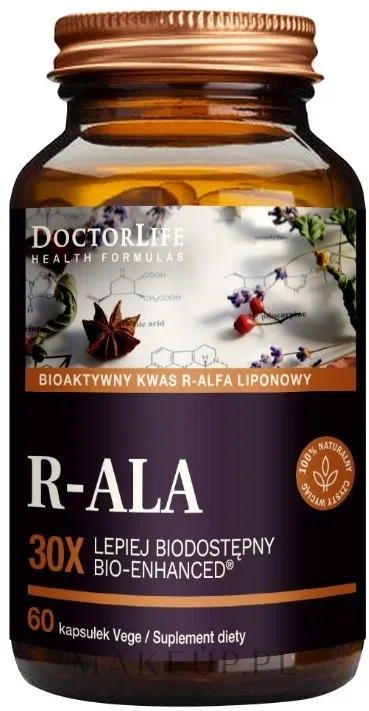 БАД Doctor Life / R-ALA, R-альфа-липоевая кислота, 60