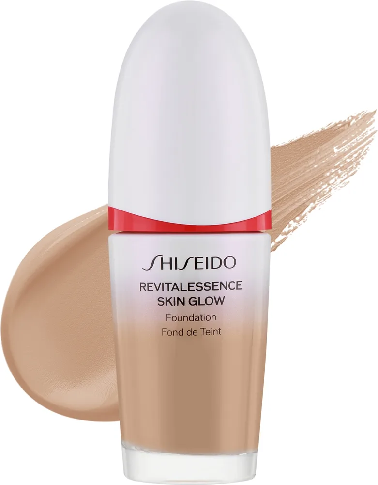 Тональная основа Shiseido Revitalessence Skin Glow Foundation SPF 30 PA+++ сияющая, 30 мл, оттенок 350 - Maple