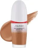Тональная основа Shiseido Revitalessence Skin Glow Foundation SPF 30 PA+++ сияющая, 30 мл, оттенок 440 - Amber — фото 1