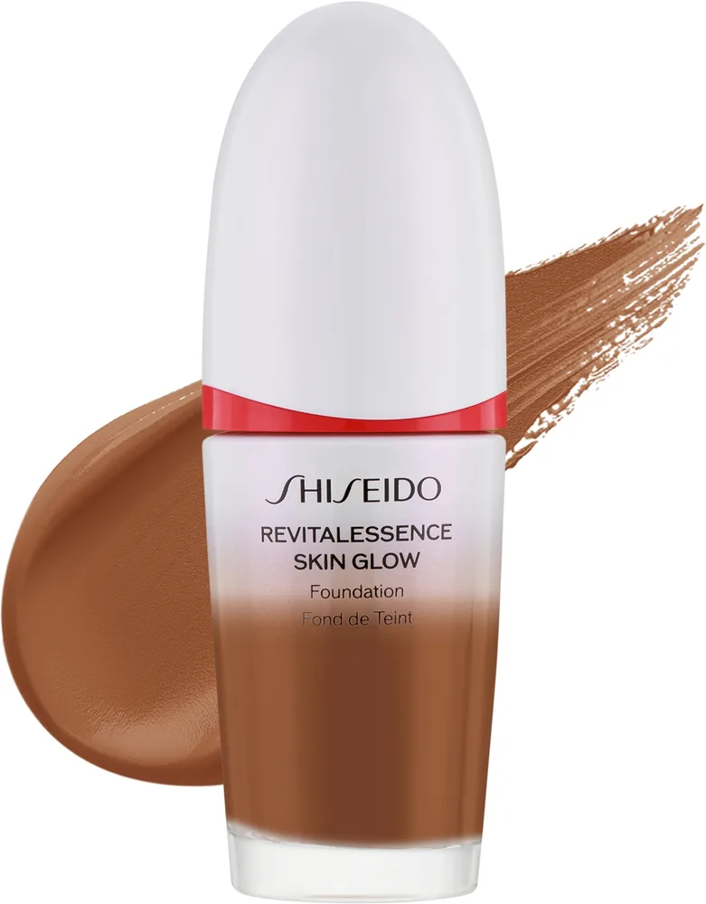 Тональная основа Shiseido Revitalessence Skin Glow Foundation SPF 30 PA+++ сияющая, 30 мл, оттенок 460 - Topaz