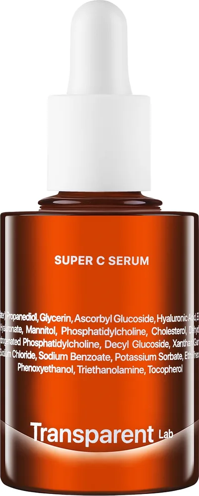 Сыворотка для лица Transparent Lab Super C с витамином C 5%, гиалуроновой и эллаговой кислотами, 30 мл