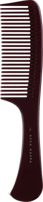 Расчёска для волос Acca Kappa Pettine Basic Con Manico 230 бордовая