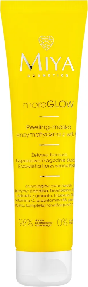 Энзимная пилинг-маска для лица с витамином C Miya Cosmetics moreGLOW Peeling-Enzymatic Mask