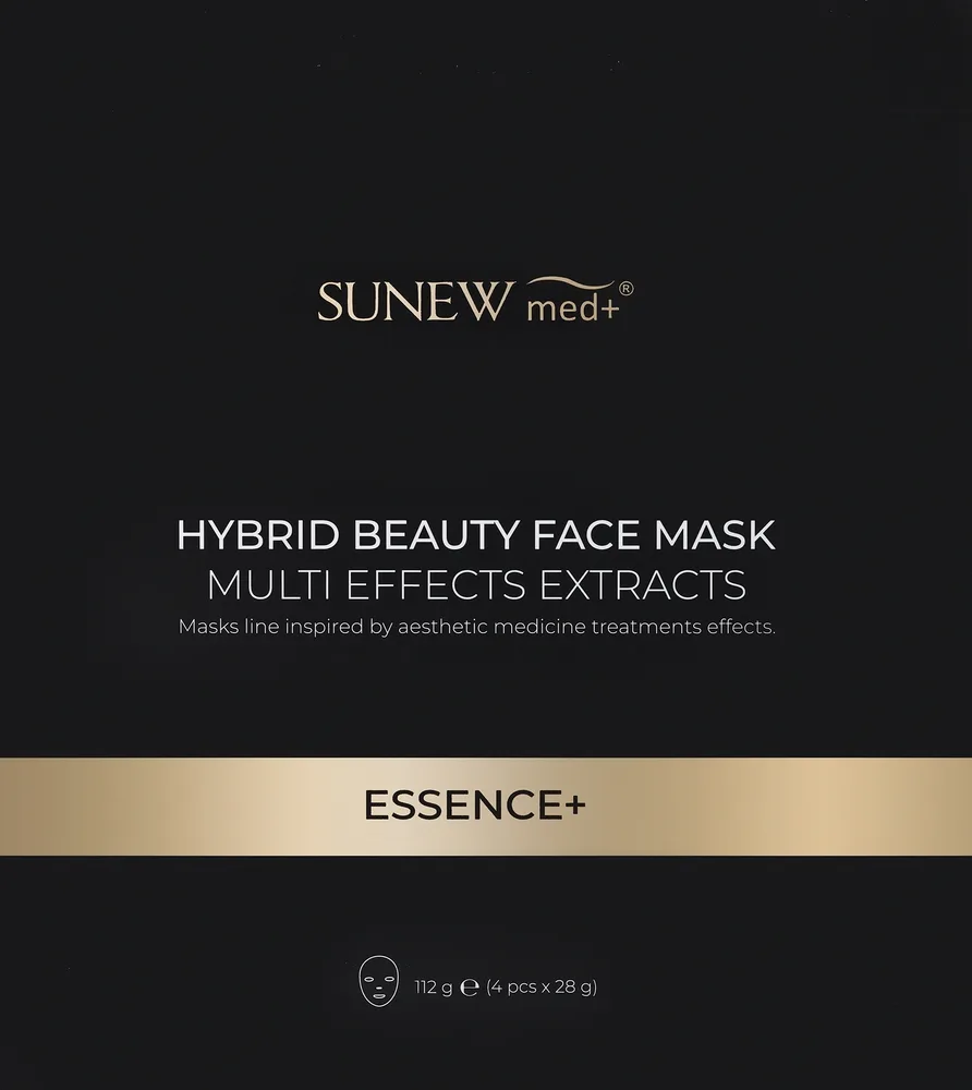 Гибридная тканевая маска для лица с пептидами и муцином улитки SunewMed+ Essence Hybrid Beauty Face Mask