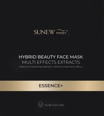 Гибридная тканевая маска для лица с пептидами и муцином улитки SunewMed+ Essence Hybrid Beauty Face Mask